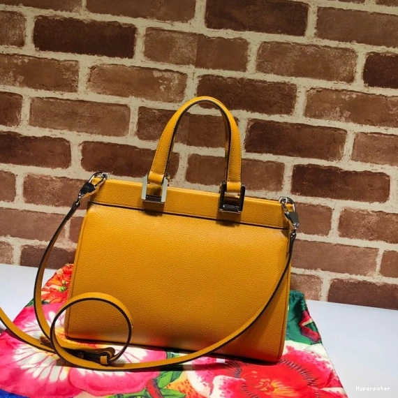 Hyper Peter Gucci Grainy Bag Handle Small Leather Zumi Top 0722
